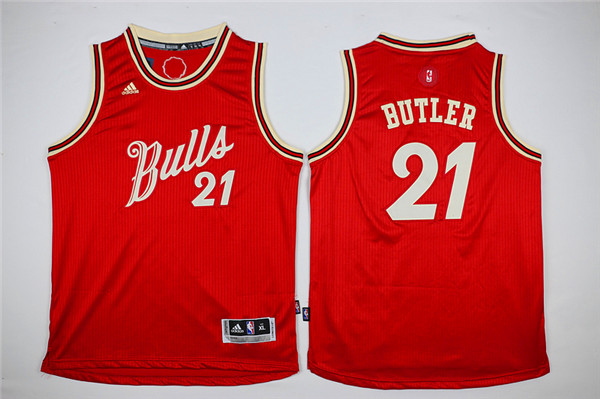 NBA Youth Chicago Bulls 21 Butler red Game Nike Jerseys